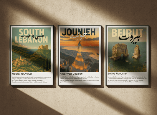 Set of Lebanese Cities with Description