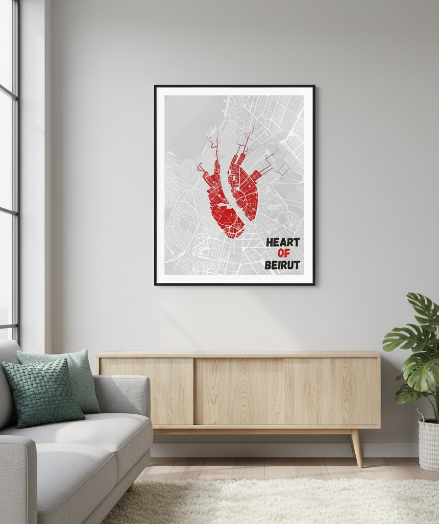Heart of Beirut frame