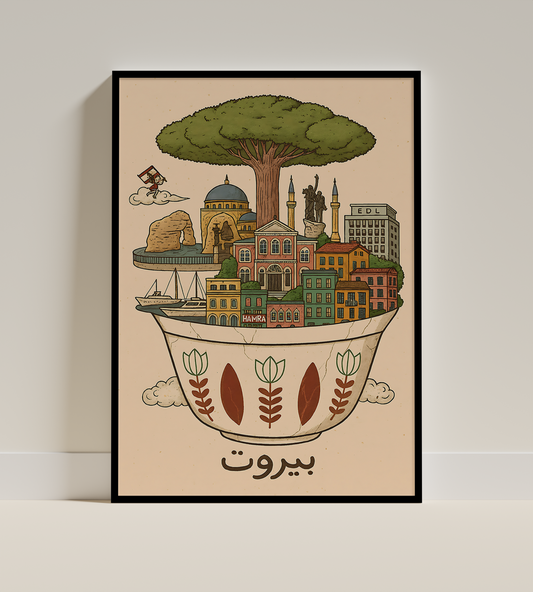 Beirut in chafe cup Frame